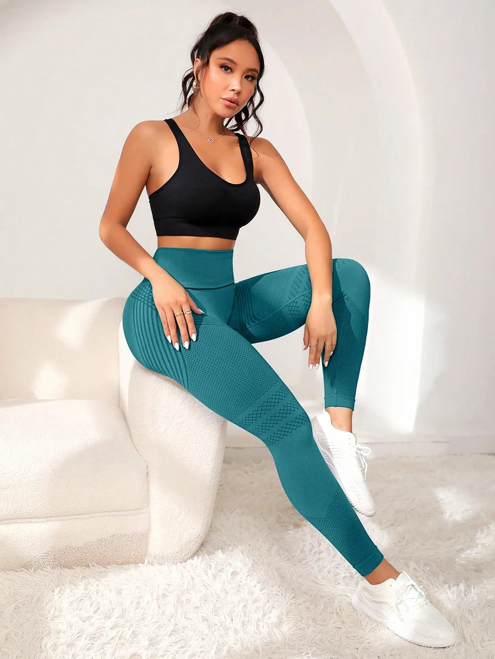 Legging Sport Femme Taille Haute – Galbe & Fitness