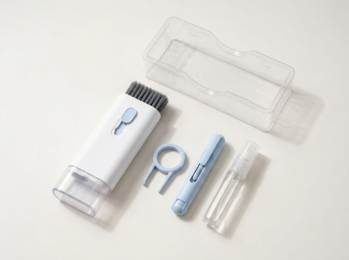 Pack ClairDesk complet : brosse multifonction, stylo, vaporisateur, extracteur de touches et boîtier